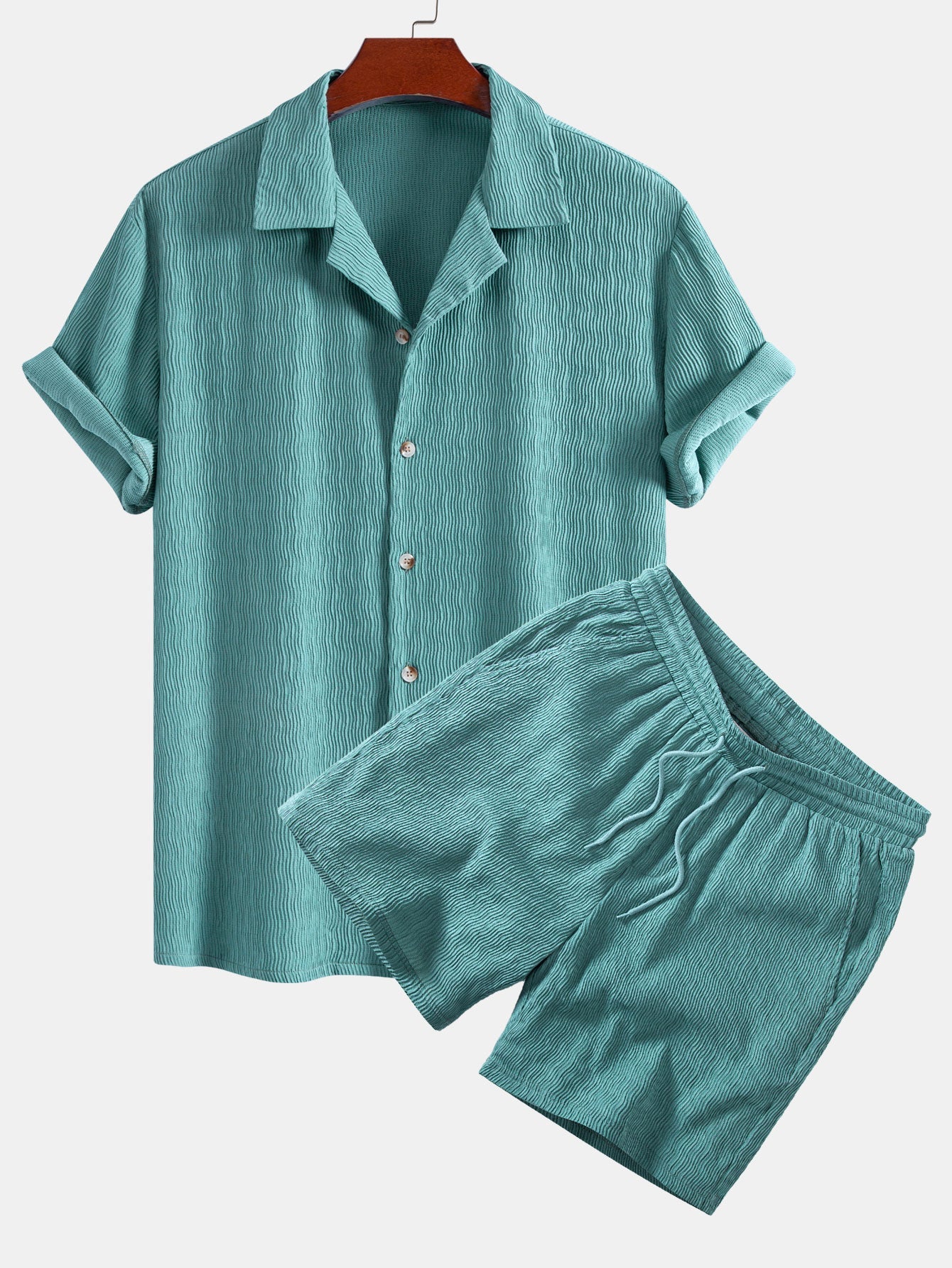 Conjunto Seersucker Ocean Breeze