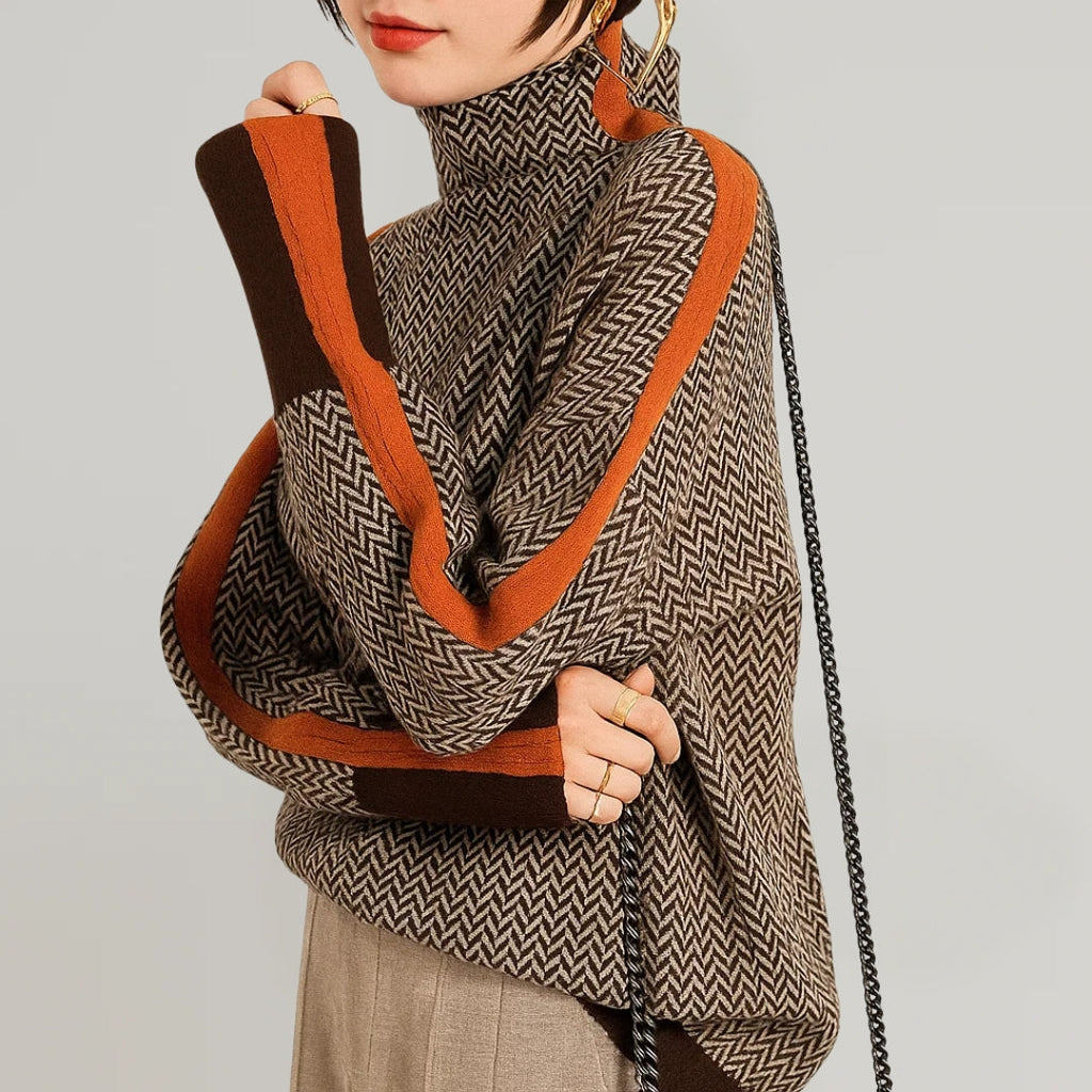 Jesica | Jersey moderno con contraste