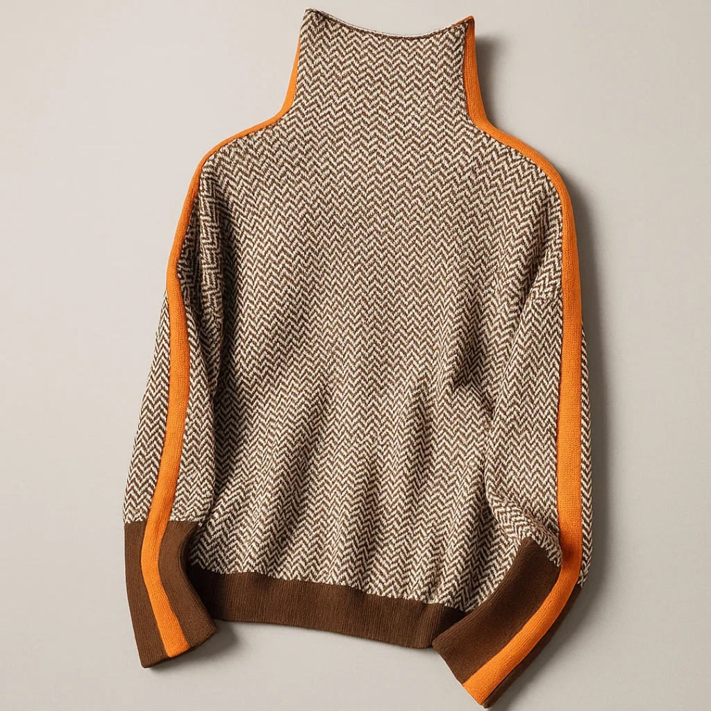 Jesica | Jersey moderno con contraste