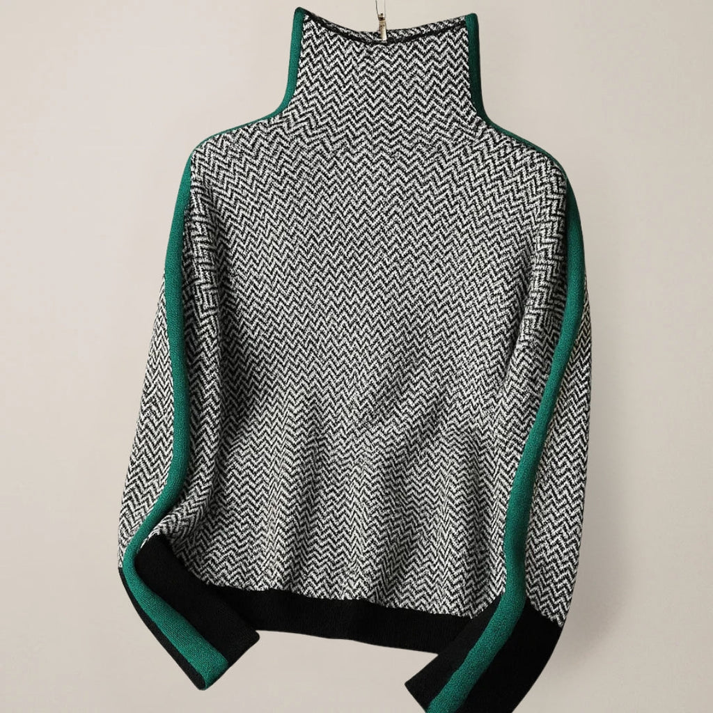 Jesica | Jersey moderno con contraste