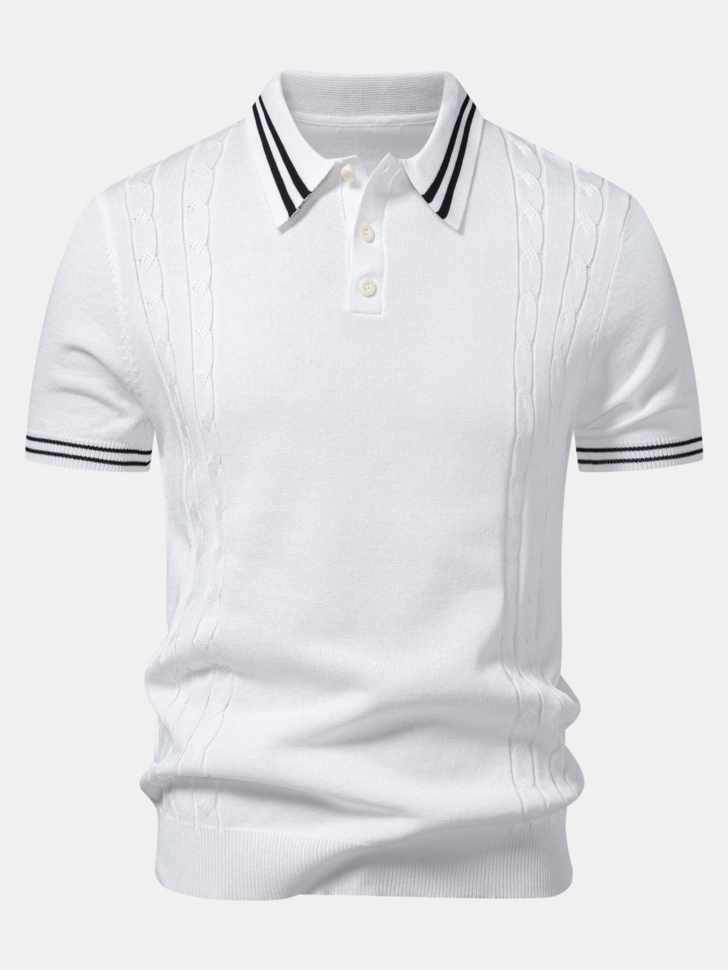 Polo Monaco Trenzado Premium + Pantalón Recto Elegance