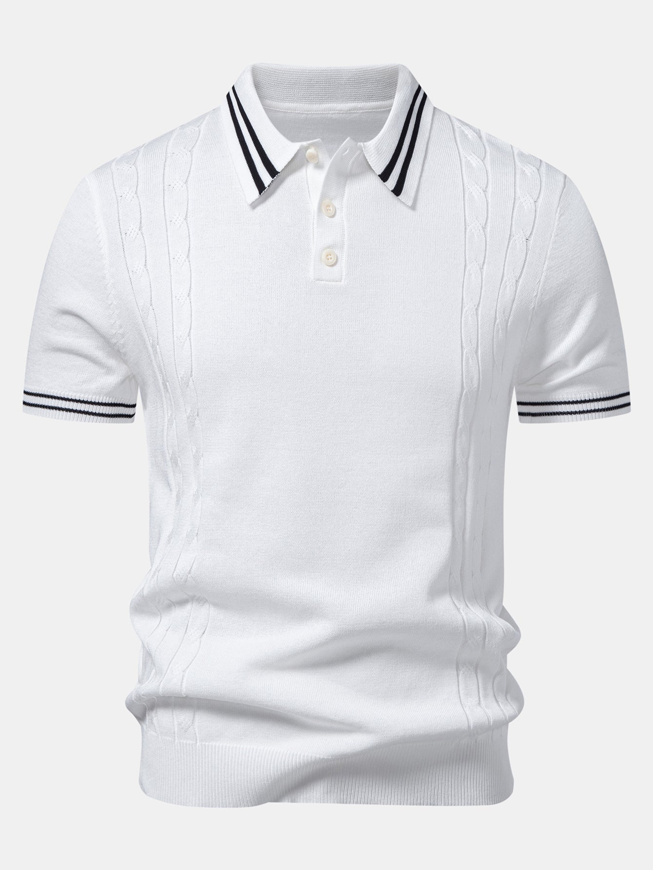 Polo Monaco Trenzado Premium + Pantalón Recto Elegance
