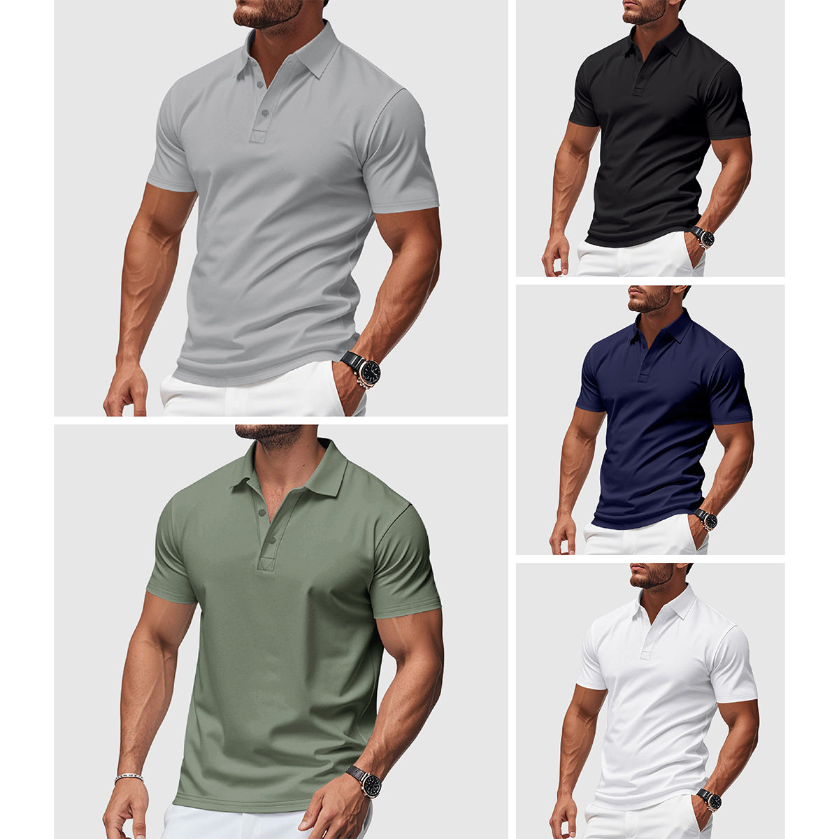 Polo clásico Milan: transpirable, elegante y con forma estable