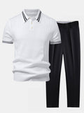 Polo Monaco Trenzado Premium + Pantalón Recto Elegance