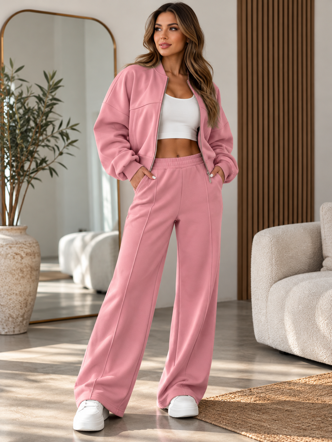 Conjunto Alma rosa