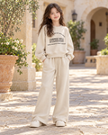 Conjunto de niña Lucía — crema