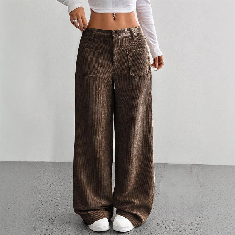 Pantalones Palazzo Relax Mujer
