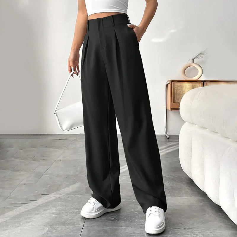 Pantalón Palazzo Fluido Mujer