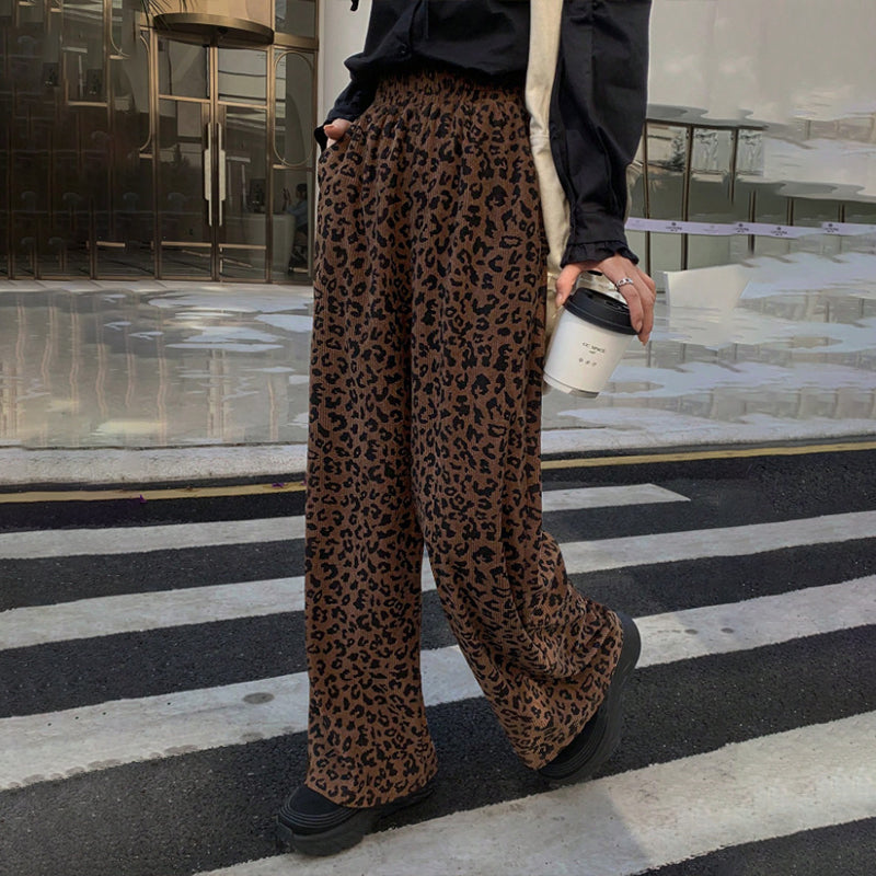 Pantalón Palazzo Leopardo Chic Mujer