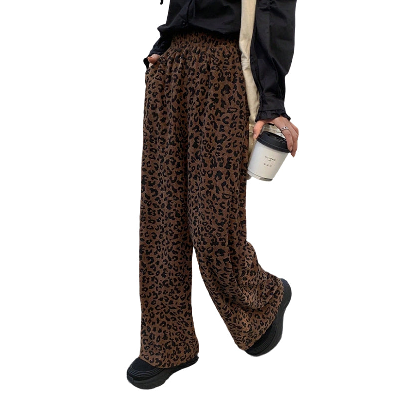 Pantalón Palazzo Leopardo Chic Mujer